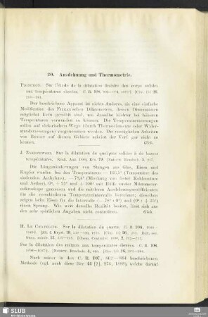 20. Ausdehnung und Thermometrie