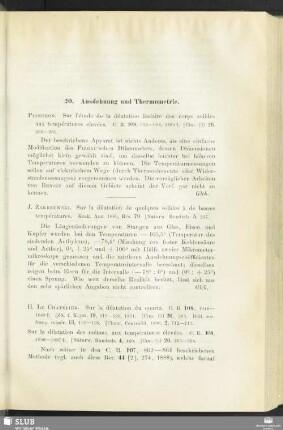 20. Ausdehnung und Thermometrie