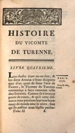 Histoire Du Vicomte De Turenne, 2
