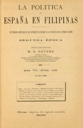 Núm. 139. 15 Junio 1896