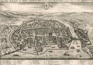 Eigentliche Contrafactur der Statt Costantz [= Konstanz] am Bodensee wie solche währender Belägerung Anno 1633 im wesen gestanden