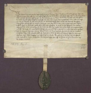 Abt Johann von Ellwangen belehnt Pfalzgraf Otto von Mosbach mit der Burg Strahlenberg, der Stadt Schriesheim und allem Zubehör.