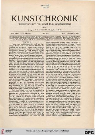 Heft 7 (1. Dezember 1911)