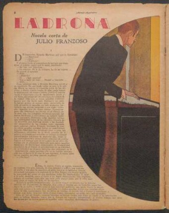 Ladrona : Novela corta de Julio Franzoso