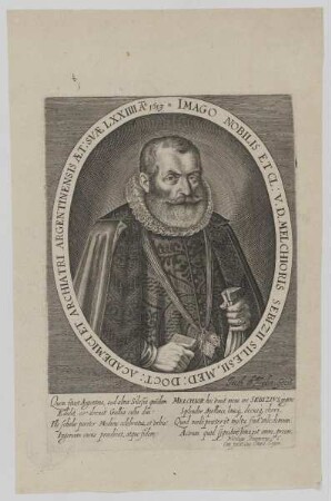 Bildnis des Melchiorus Sebizius
