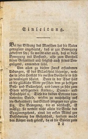 Die Kunst, im Billardspiel Meister zu werden oder leichtfaßliche Anleitung zum Billardspiel nebst genauer Angaben der bei jeder Spielart zu beobachtenden Regeln, und einem kurzen Wörterbuch der bei'm Billardspiel üblichen Kunst-Ausdrücke