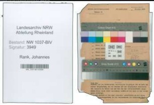 Entnazifizierung Johannes Rank , geb. 11.02.1908 (Architekt)
