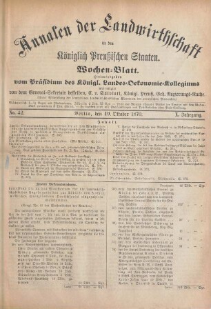 No. 42. Berlin, den 19. Oktober 1870. X. Jahrgang.