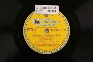 Sinfonie Nr. 8 : h-moll, op. posth. (Unvollendete) ; 1. Satz: Allegro moderato, III. Teil