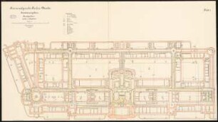 Kriminalgericht und Untersuchungsgefängnis, Berlin-Moabit Erweiterungsbau Kriminalgericht: Erweiterungsbau Kriminalgericht: Grundriss Kanalgeschoss 1:150