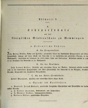 Jahresbericht von der Königlichen Studienschule zu Memmingen, 1812/13 (1813)