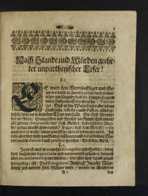 [Kurtze Anmerckungen über die jüngst zu Leipzig heraus gekommene 77ste Famam]