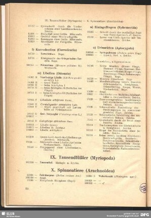 IX. Tausendfüßler (Myriopoda)
