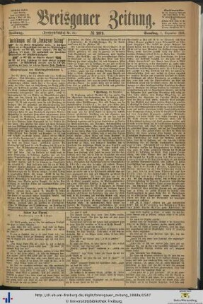 Nr. 281-304 (Dezember 1888)