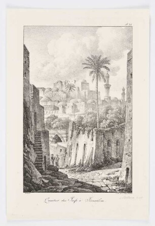 Quartier des juifs à Jérusalem, Blatt 31 der Folge "Voyage dans le Levant"