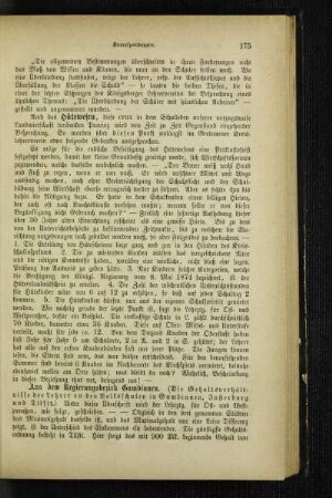 Aus dem Regierungsbezirk Gumbinnen : (die Gehaltsverhältnisse der Lehrer an den Volksschulen in Gumbinnen, Insterburg und Tilsit)