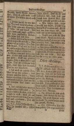 Oster-Gesänge – Pfingst-Gesänge