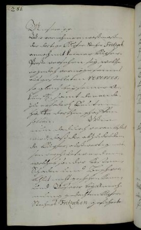 Aufforderung des Kupferstechers Fritzsch zur Vertragstreue (Säumnis der Überführung einer Kupferpresse und kundiger Angestellter).