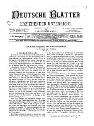 Die Kulturaufgaben der Volkshochschule : (Fortsetzung)