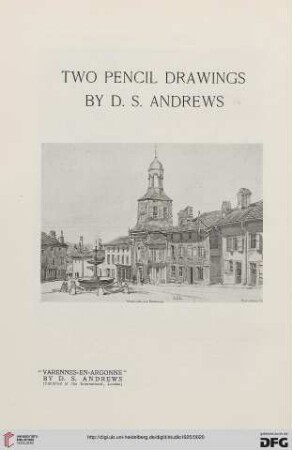 89: Two pencil drawings by D. S. Andrews