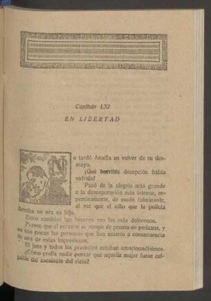 Capítulo LXI - En libertad