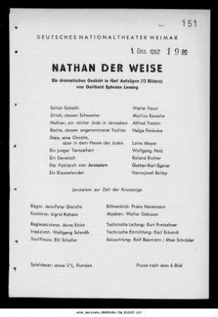 Nathan der Weise
