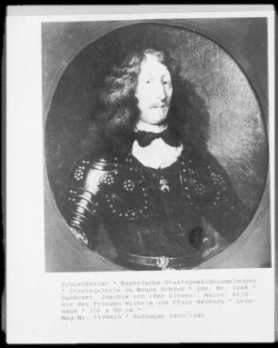 Bildnis des Prinzen Wilhelm von Pfalz-Neuburg