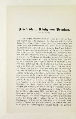 Friedrich I., König von Preußen. (1701-1713)