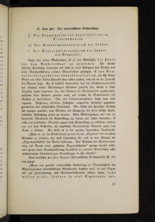B. Das Ziel: Der dezentralisierte Einheitsstaat.