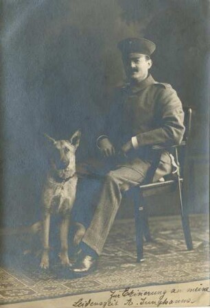 Erster Weltkrieg - Postkarten "Aus großer Zeit 1914/15". Persönliche Fotopostkarte - A. Junghanns