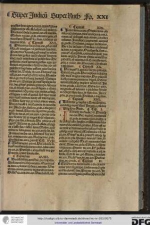 Super libro Ruth. Capitulum I.