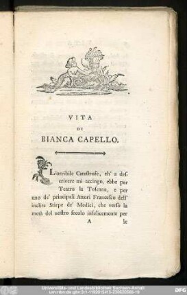 Vita Di Bianca Capello.