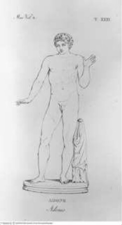 Musée Pie-Clémentin. Vol. II., Tafel XXXI: Adonis