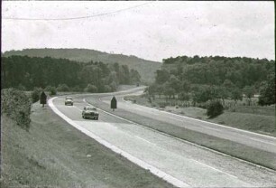 Bundesautobahn Stuttgart-Heilbronn, vor Weinsberg