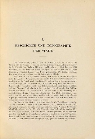 Verzeichnis der Kunstdenkmäler der Provinz Posen, 2. Die Kunstdenkmäler des Stadtkreises Posen