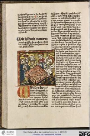 Die historie van dem vroudenrijchen hymmelvairsdach der alre hillighsten jonffrouwen Marien gods moider.