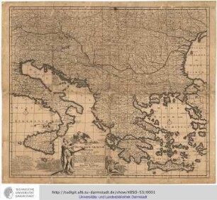 Neueste Karte Von Der Moldau, Walachei, Bessarabien Und Der Krim : Samt den angraenzenden Provinzen Siebenbürgen, Bukowina, einen grosen Theil von Ungarn, Galizien, Polen, Tatarei, Neurusland Und Bulgarien = Carte Nouvelle De La Moldavie, Valakie, Bessarabie, Et De La Crimèe / Nach den besten Orginalzeichnungen und Karten von General Bauer und H. J. F. Schmid, entworfen von H. C. Schütz, u. gestochen v. F. Müller