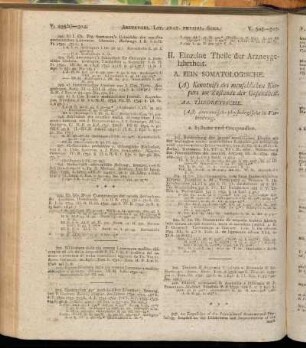 II. Einzelne Theile der Arzneigelahrtheit