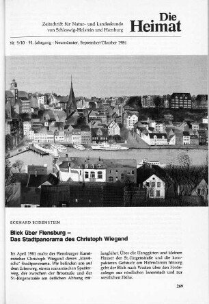 Blick über Flensburg - Das Stadtpanorama des Christoph Wiegand