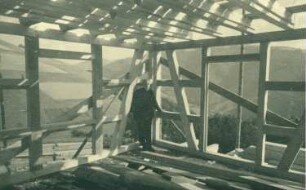 Fotos und Postkarten (teilweise beschrieben, an Adolf Lorenz) der Bergklause "Maria Frieden" in Atzenbach