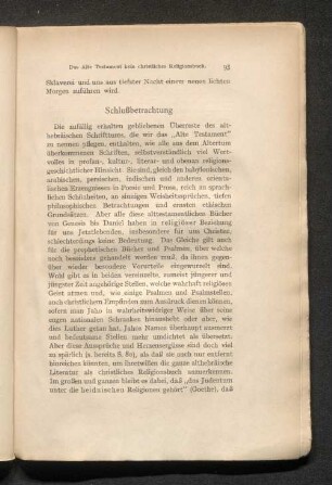 Schlußbetrachtung