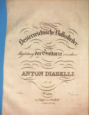 Oesterreichische Volkslieder : mit Begleitung der Guitarre versehen, 10. Wunsch