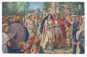Wie Siegfried mit Kriemhild und Gunther mit Brunhild Hochzeit machte [R]