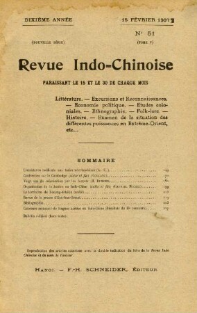 15 Février 1907. No. 51.