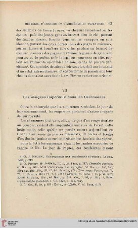 VII. Les insignes impériaux dans les Cérémonies