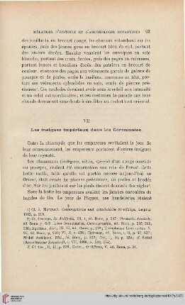 VII. Les insignes impériaux dans les Cérémonies