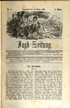 Jagd-Zeitung. 9, 9. 1866