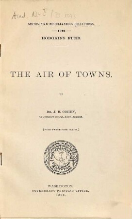 The air of towns