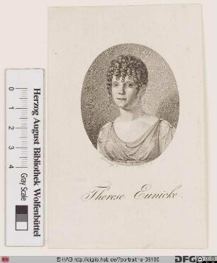 Bildnis Therese Eunicke, geb. Schwachhofer