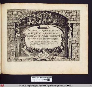Praecipua aliquot Romanae antiquitatis ruinarum monimenta, vivis, prospectibus, ad veri imitationem affabre designata